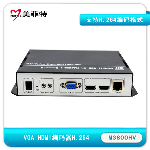 M3800HV|HDMI/VGA编码器背面接口