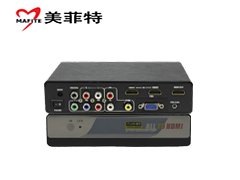 M2790|VGA/Ypbpr/CVBS/HDMI转HDMI音视频转换器图片