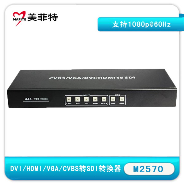 M2570全接口转SDI转换器正面图片