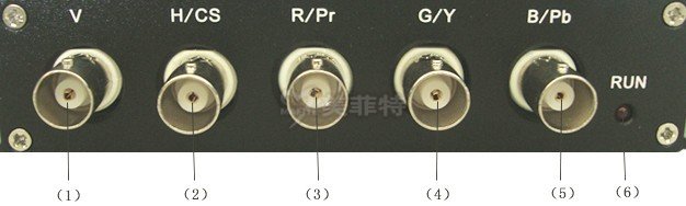 RGBHV转VGA转换器输入接口
