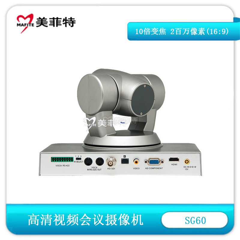 SG60|高清视频会议摄像机背面及接口